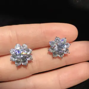 Snowflake Zircon Earrings for Women 3 Hd7f307ac56ac4350a4697b76d239edeeD