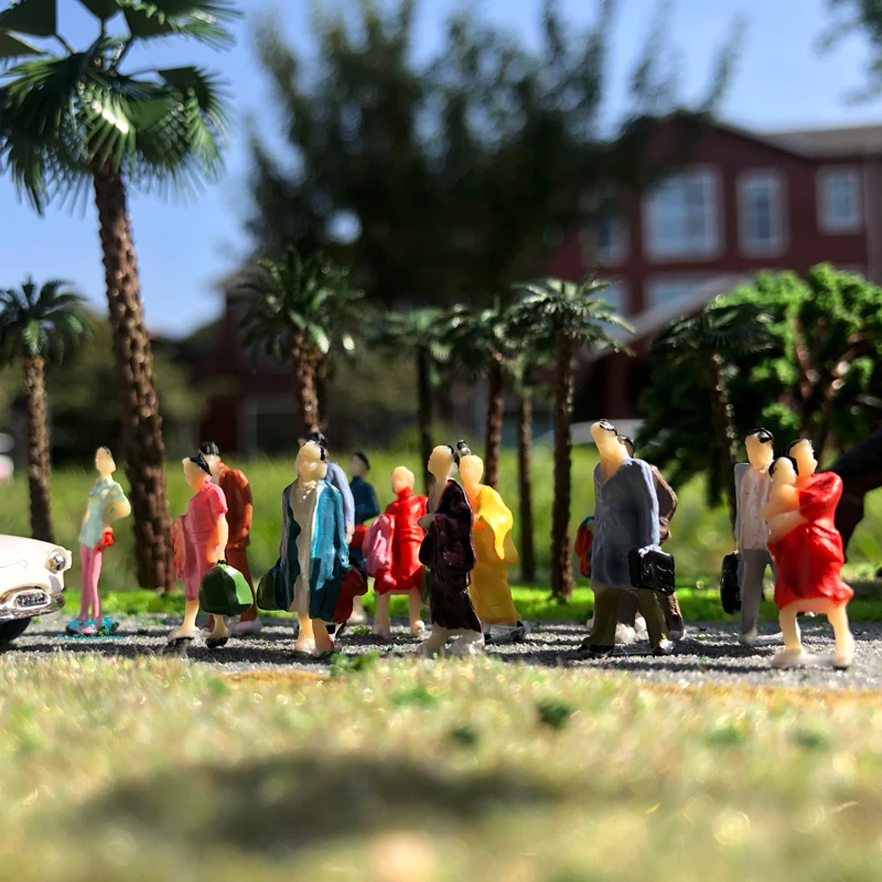 HO Scale Miniature Figures Set with 20+ Poses 6 HO Scale Miniature Figures Set with 20+ Poses - Image 6