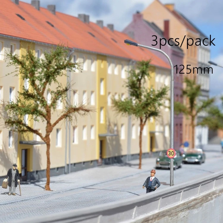 HO Scale Miniature Street Lamps Set of 3 7 HO Scale Miniature Street Lamps Set of 3 - Image 7