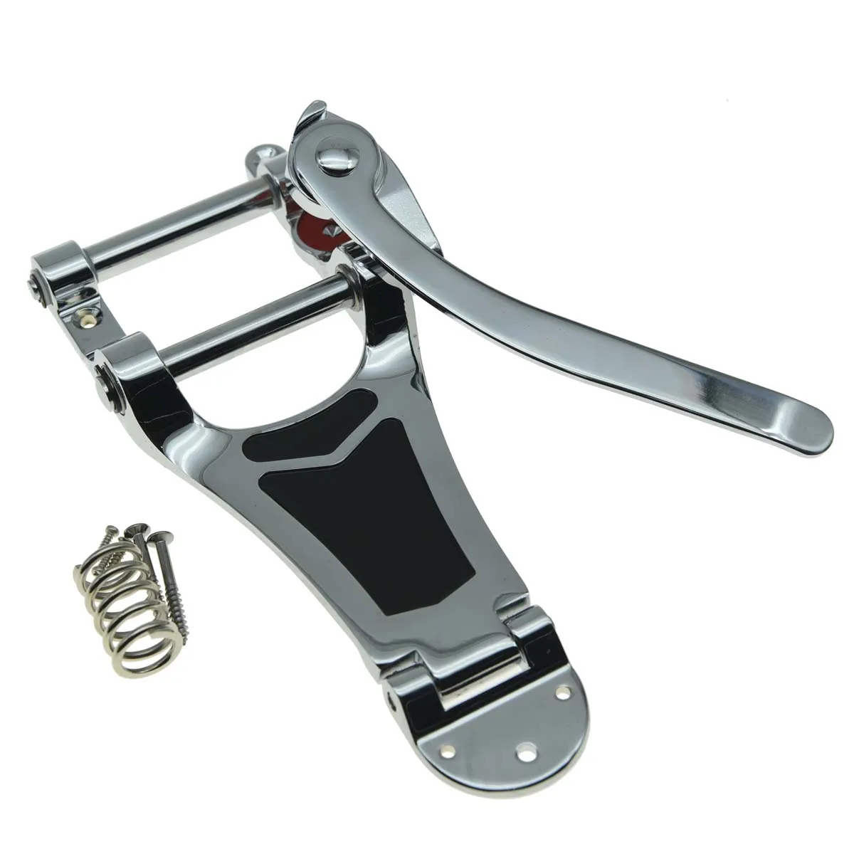 KAISH Chrome Vibrato Tremolo for Jazz Guitars 2 KAISH Chrome Vibrato Tremolo for Jazz Guitars - Image 2