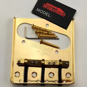 Vintage Telecaster Style Guitar Bridge in Finishes 14 Hdea74462ef324d149e2d2332e625e11eJ