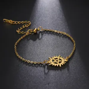 Mystical Sun Pentagram Stainless Steel Bracelet 10 Hdf06415328b9461d99b7e6bb73df80056