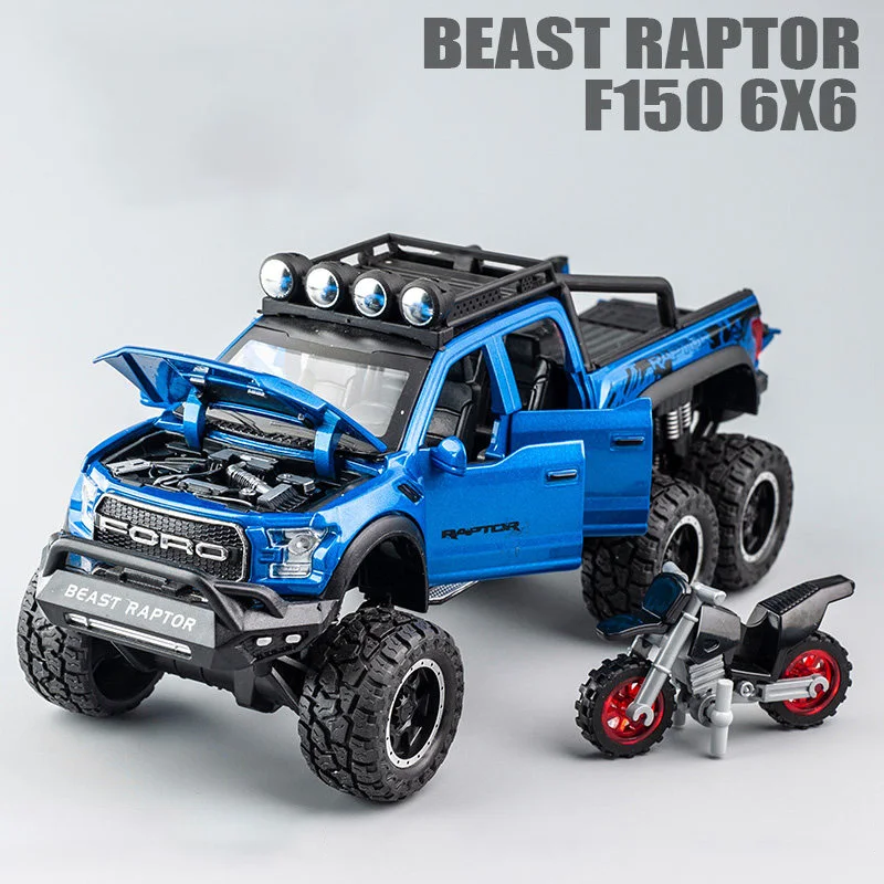1:28 Ford Raptor F150 Alloy Diecast Model 6 1:28 Ford Raptor F150 Alloy Diecast Model - Image 6