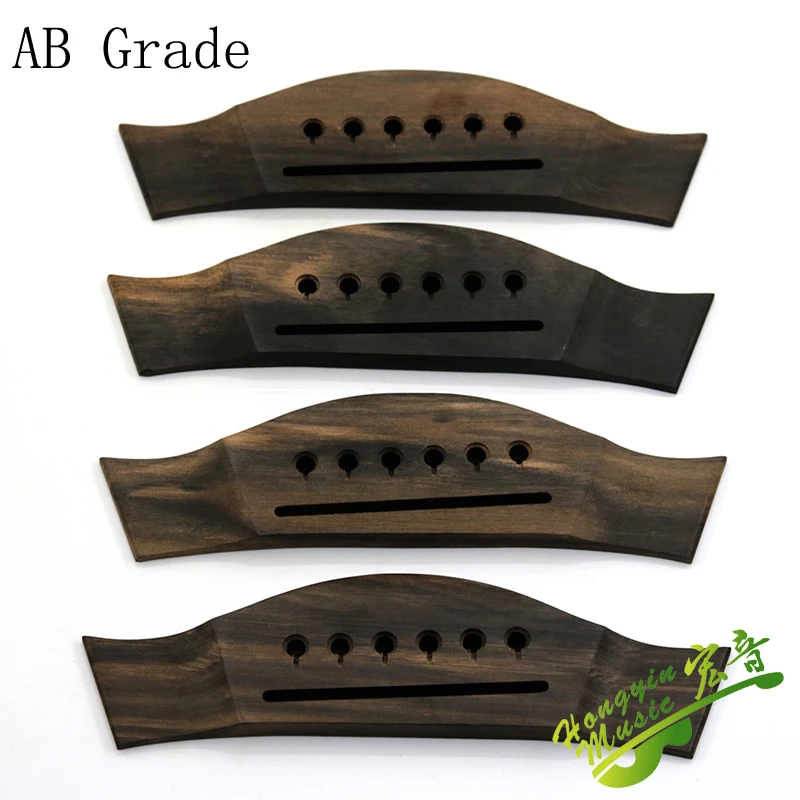 Ebony Acoustic Guitar Bridge 165mm Length 5 Ebony Acoustic Guitar Bridge 165mm Length - Image 5