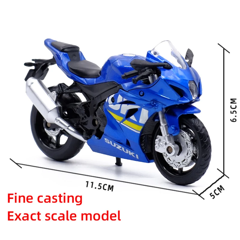 Vibrant Blue Suzuki GSX-R1000 Model 1:18 Scale 2 Vibrant Blue Suzuki GSX-R1000 Model 1:18 Scale - Image 2