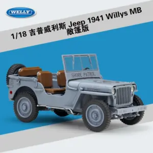1941 Jeep Willys MB 1:18 Diecast Model 18 He246fd9f320f4e3eb5e571a9e12baea09