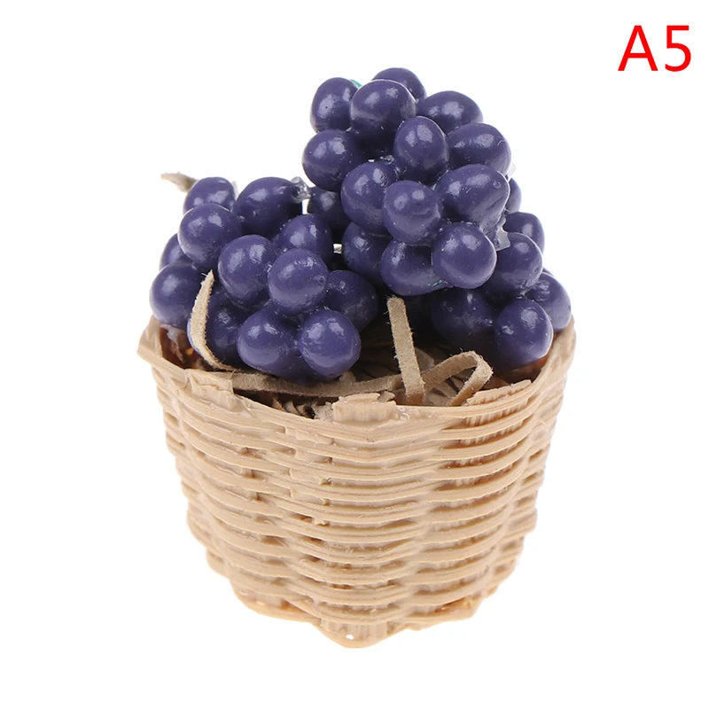 Miniature Resin Fruit Baskets for Dollhouses 7 Miniature Resin Fruit Baskets for Dollhouses - Image 7