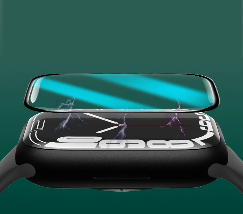 Beizye Tempered Glass Screen Protector for Apple Watch Series 7 41mm & 45mm 3 Beizye Tempered Glass Screen Protector for Apple Watch Series 7 41mm & 45mm - Image 3