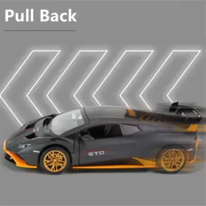 1:24 Lamborghini Huracan STO Diecast Model 15 He43e06195d76482a914edc8f93d045cfs