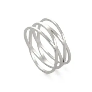 Elegant Stainless Steel Women’s Ring Set in Gold, Rose, and Steel 17 He44c18a8ed6c491a8e5e1e45722326bbi