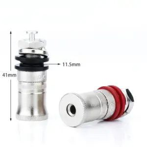 High-End Brass Speaker Binding Post in Gold and Rhodium 10 He49358218167472cbab9bd2a73fc695fr