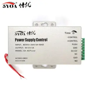 5YOA 12V DC Power Supply Control System for Access