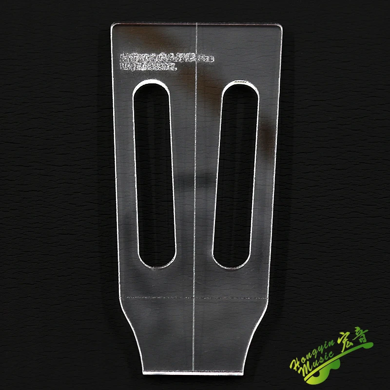 Clear Acrylic Ukulele Head Template for Precision 3 Clear Acrylic Ukulele Head Template for Precision - Image 3