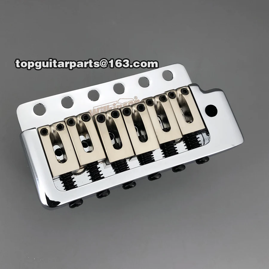 Wilkinson Chrome Tremolo Guitar Bridge with Adjustable Saddles 5 Wilkinson Chrome Tremolo Guitar Bridge with Adjustable Saddles - Image 5