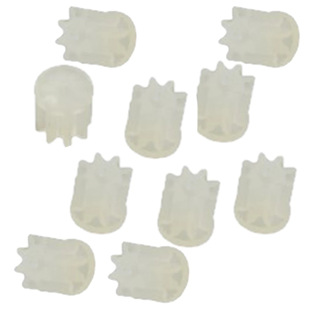 White Pinion Gears for UAV Drones (Set of 10) 4 White Pinion Gears for UAV Drones (Set of 10) - Image 4