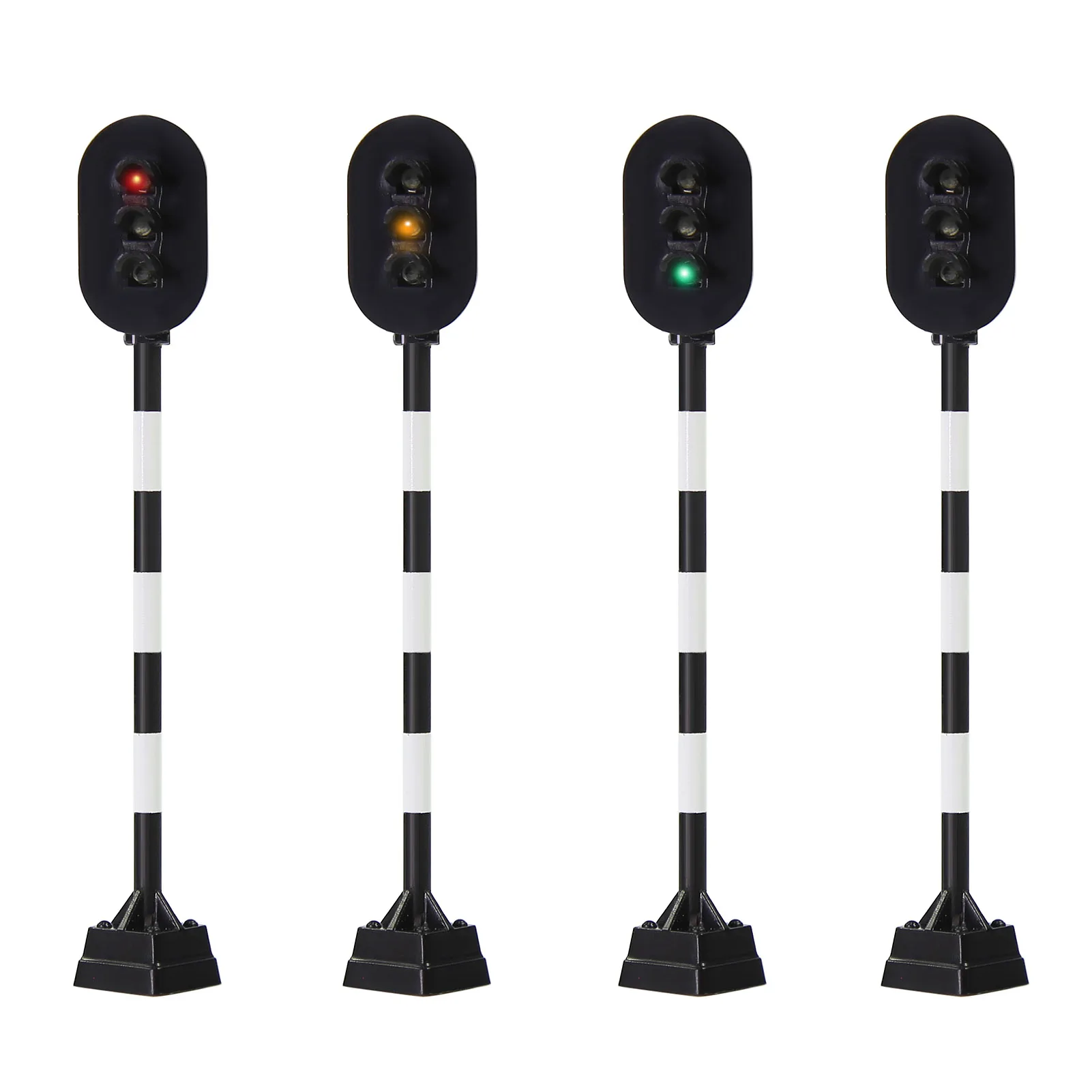 OO Scale Crossing Signal Set with LED Lights 2 OO Scale Crossing Signal Set with LED Lights - Image 2