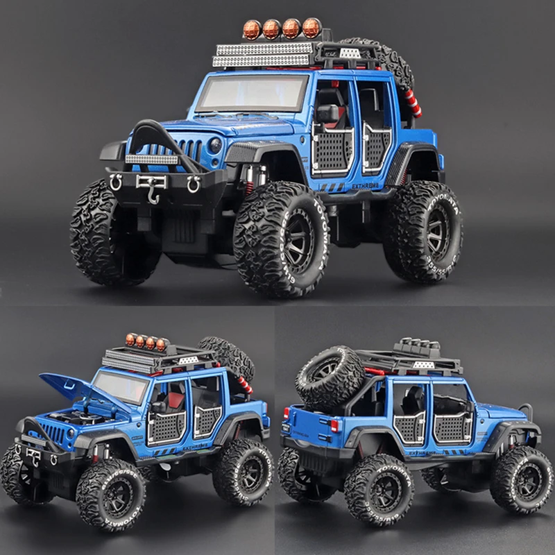 Vibrant Blue Jeep Wrangler Rubicon Model 9 Vibrant Blue Jeep Wrangler Rubicon Model - Image 9
