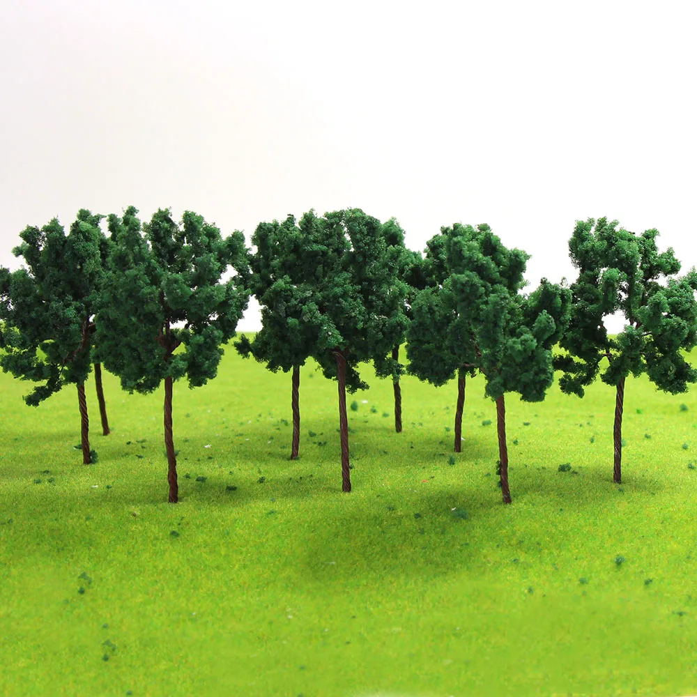 Set of 20 HO & TT Scale Model Trees 4 Set of 20 HO & TT Scale Model Trees - Image 4