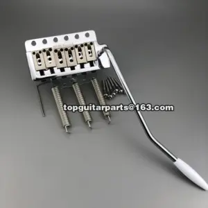 Wilkinson Chrome Tremolo Guitar Bridge with Adjustable Saddles 9 Heb788bdcd5104669892ea13443cfc235A