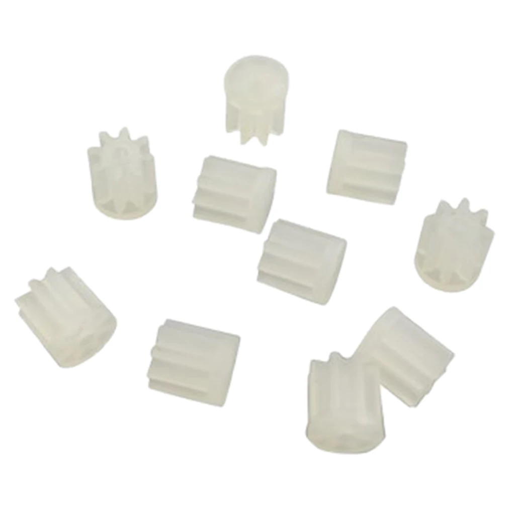 White Pinion Gears for UAV Drones (Set of 10) 2 White Pinion Gears for UAV Drones (Set of 10) - Image 2