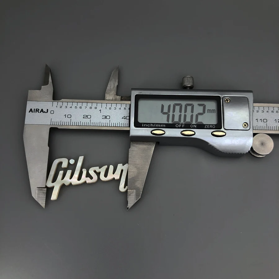 Mother of Pearl Gibson Logo Inlay for Guitar 2 Mother of Pearl Gibson Logo Inlay for Guitar - Image 2