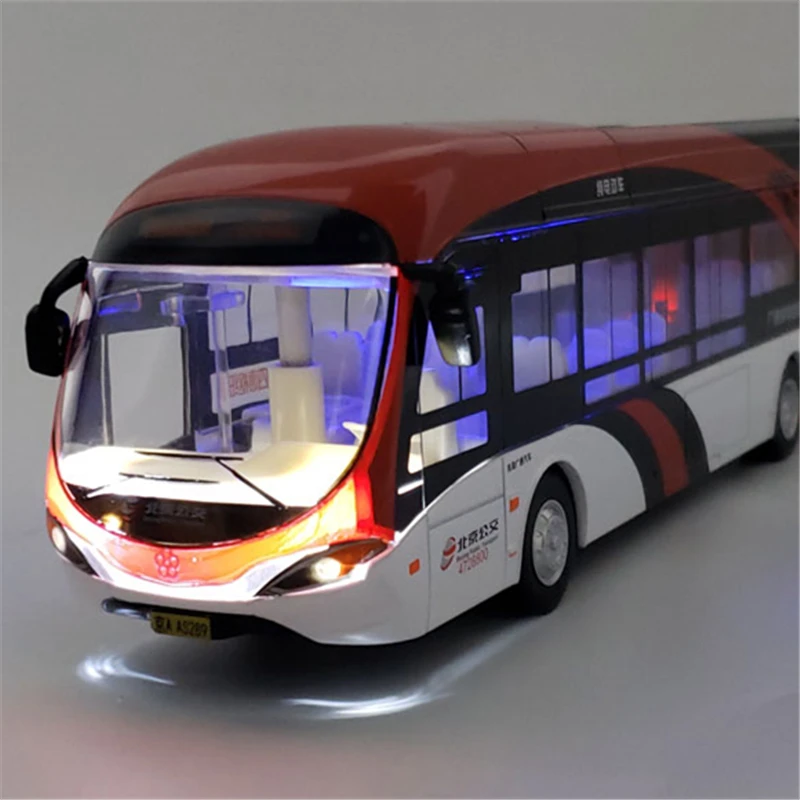 Electric Toy City Bus 1:32 Scale for Collectors 6 Electric Toy City Bus 1:32 Scale for Collectors - Image 6