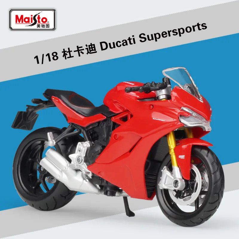 Maisto Ducati HyperMotard Diecast Model 1:18 Scale 9 Maisto Ducati HyperMotard Diecast Model 1:18 Scale - Image 9