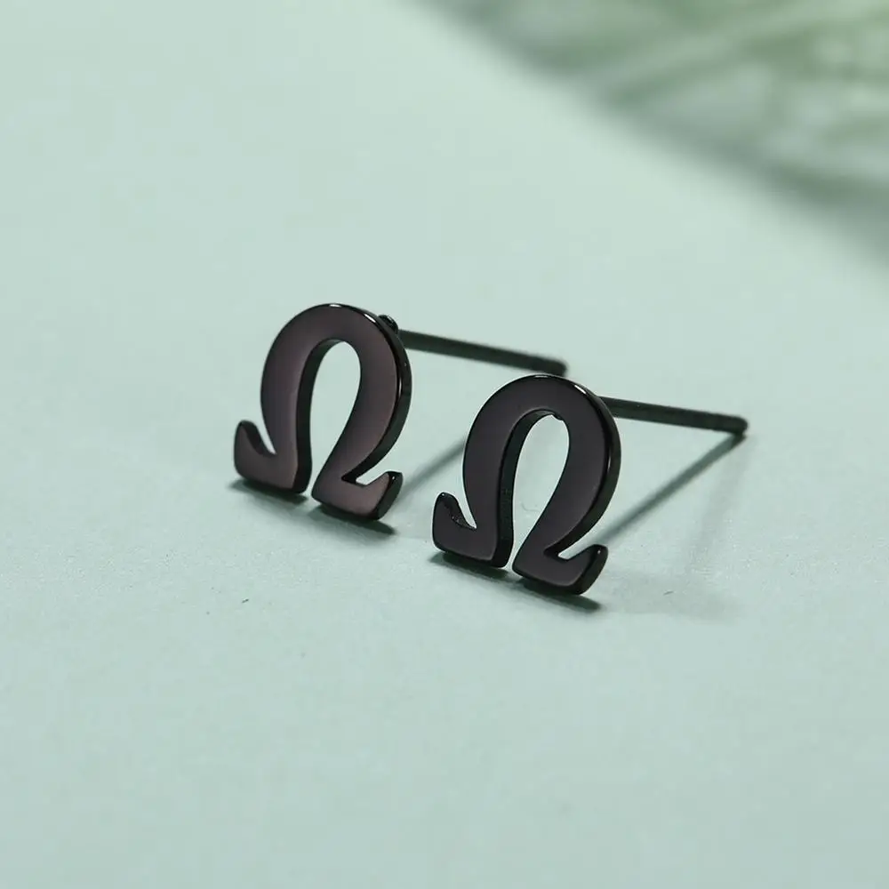 Greek Letter Stainless Steel Earrings for Sensitive Skin 6 Greek Letter Stainless Steel Earrings for Sensitive Skin - Image 6