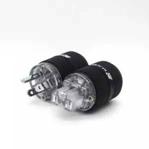 Copper Rhodium-Plated Power Connectors Set 8 Hf1b1794deeeb4ceda5c7ec837f2a6195v