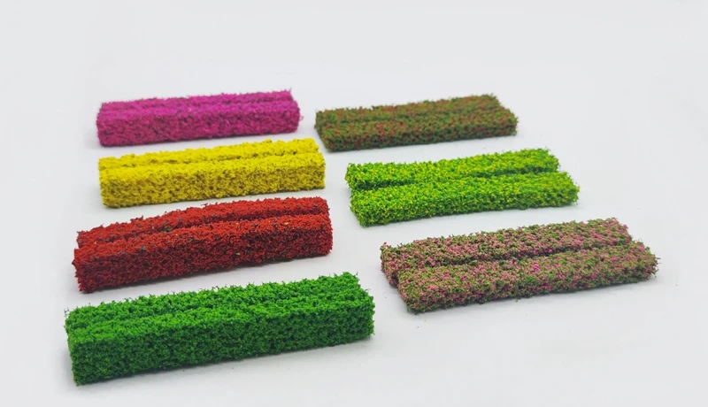 Miniature Shrub Landscape Foliage Set in 4 Colors 6 Miniature Shrub Landscape Foliage Set in 4 Colors - Image 6