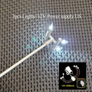 HO Scale Miniature Street Light Set (2, 3, or 4 Pieces) 16 Hf3c223e7e8e640aea9bc646b20c0b2856