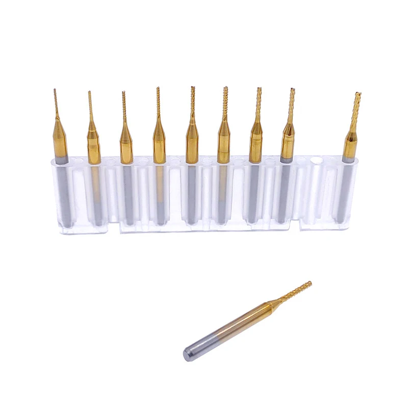 Precision 10-Piece PCB Carbide Milling Cutter Set 5 Precision 10-Piece PCB Carbide Milling Cutter Set - Image 5