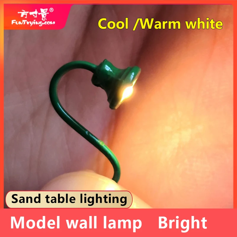 Vintage HO Scale Wall-Mounted Street Lamps (5 Pieces) 2 Vintage HO Scale Wall-Mounted Street Lamps (5 Pieces) - Image 2