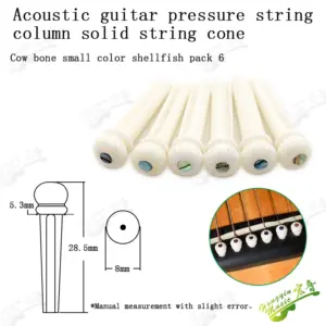 Genuine Cattle Bone Guitar Bridge Pins Set 16 Hf79753873f614963bf5e313e026ae2aeY