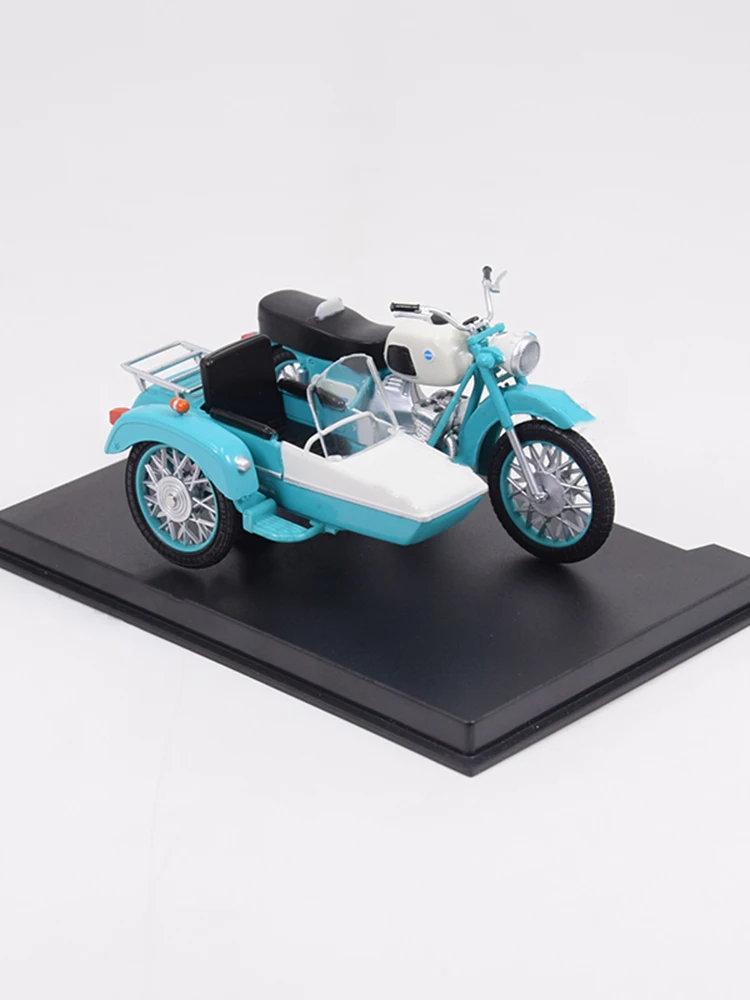 Vivid Blue Soviet Three-Wheeled Motorcycle Model 5 Vivid Blue Soviet Three-Wheeled Motorcycle Model - Image 5