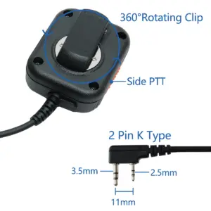 Tactical Microphone Speaker for Clear Comms 12 Hff16eb76ba224ba4bf75df82c8edf0cc7