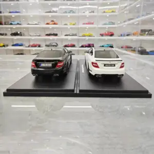 White 1/18 Scale Mercedes-Benz C63 AMG Resin Model 10 S0005f60ac8034713abb51c60c6f7b033J