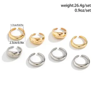 Adjustable Geometric Water-Bro Ring for Men & Women 11 S000e10018d53485eb2e304ea636568f0R