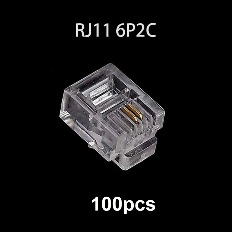 RJ11 Connector Set 20/50/100 Pack with Gold Plated Contacts 10 RJ11 Connector Set 20/50/100 Pack with Gold Plated Contacts - Image 10