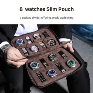 Leather Watch Organizer for Men CF1198-coffee 11 S00564357d2104648b1ce0ddfdc024941K