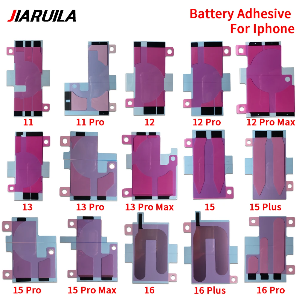 iPhone Battery Adhesive Tape Set (Models 11-16 Pro Max) 4 iPhone Battery Adhesive Tape Set (Models 11-16 Pro Max) - Image 4