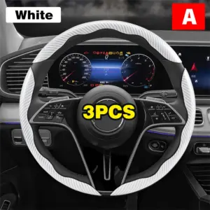 BMW 38cm Carbon Fiber Steering Wheel Cover 19 S005f55b1c92b40849844e12ce4cae0fej