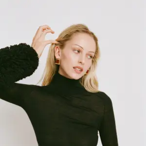 Stainless Steel Gold Square Earrings JDE0112030 11 S0076b006ce3f47bd87aaf8725d4cebb5Y