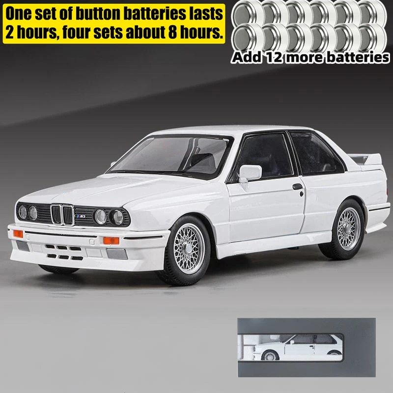 BMW M3 E30 IM 1:24 Diecast Model in Red 7 BMW M3 E30 IM 1:24 Diecast Model in Red - Image 7