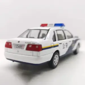 1:43 Scale Police Car Model Santana 2000 10 S00a010f60ef746dcb1620fd9579213b3A