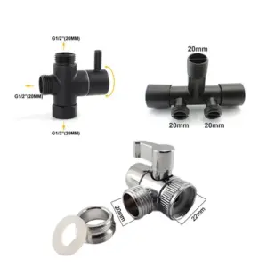 Black Handheld Bidet with G1/2" Connection 15 S00d2b828254f46d5b2b8cac45cc6ea7f6