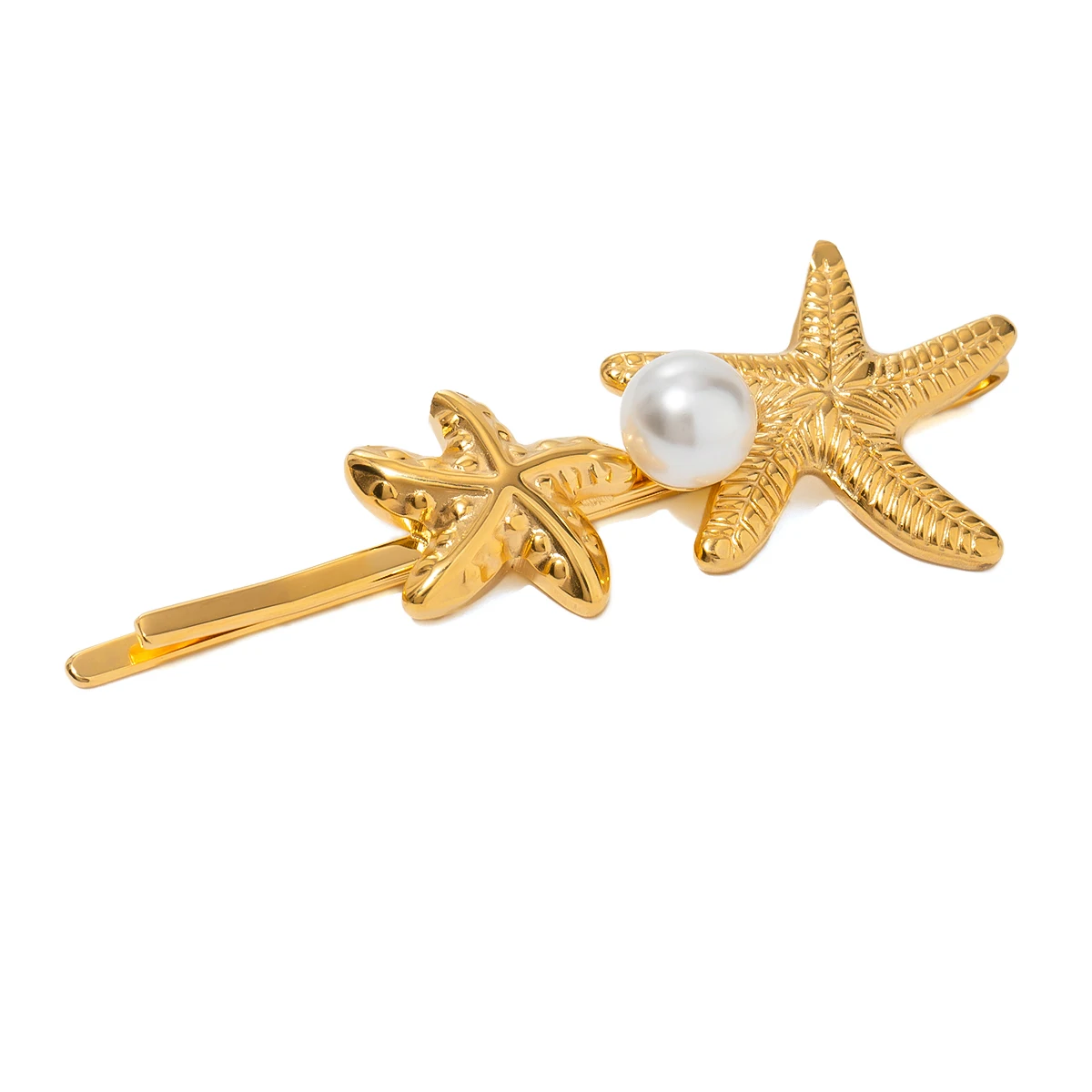 Gold Stainless Steel Nautical Hairclip 10 Gold Stainless Steel Nautical Hairclip - Image 10