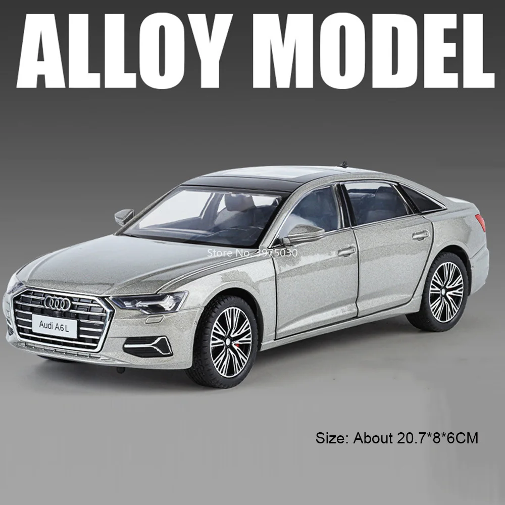 1:24 Scale A6L Diecast Car Model in Multiple Colors 9 1:24 Scale A6L Diecast Car Model in Multiple Colors - Image 9