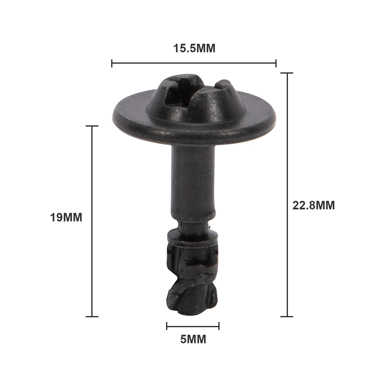 Black Metal Underbody Screws for Audi and BMW 3 Black Metal Underbody Screws for Audi and BMW - Image 3