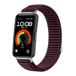 Vibrant Pink Nylon Loop Band for Huawei Watch 17 S014cf50092df4820ba4270f1c54ad827A